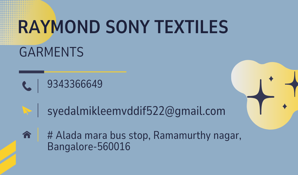 raymond sony textiles